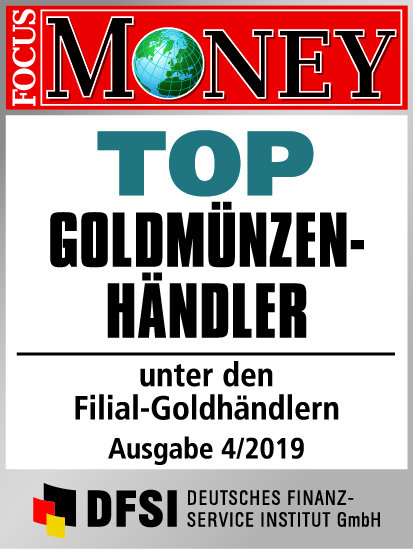 Auvesta - TOP Goldmünzenhändler unter den Filial-Goldhändlern Ausgabe 4/2019
