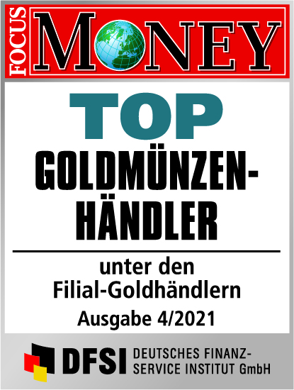 Auvesta - TOP Goldmünzenhändler unter den Filial-Goldhändlern Ausgabe 04/2021