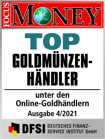 Auvesta - TOP Goldmünzenhändler unter den Online-Goldhändlern Ausgabe 04/2021