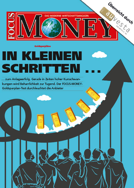 IN PICCOLI PASSI per il successo degli investimenti. La persistenza diventa una virtù, soprattutto in periodi di fluttuazioni dei prezzi elevati. Il test del piano di risparmio dell'oro FOCUS-MONEY esamina i fornitori