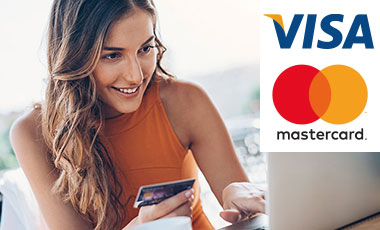  Pague mediante transferencia, domiciliación bancaria, SEPA, la aplicación Sofortüberweisung o cómodamente con VISA o MASTERCARD