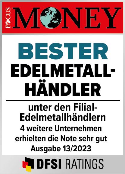 Auvesta - BESTER Edelmetallhändler unter den Filial-Edelmetallhändlern Ausgabe 13/2023
