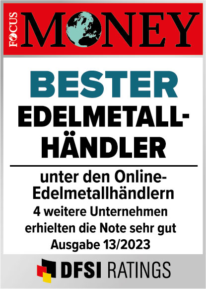 Auvesta - BESTER Edelmetallhändler unter den Online-Edelmetallhändlern Ausgabe 13/2023