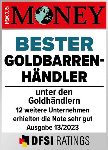 Auvesta - Bester Goldbarrenhändler unter den Goldhändlern Ausgabe 13/2023
