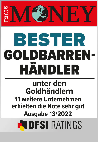 Auvesta - Bester Goldbarrenhändler unter den Goldhändlern Ausgabe 13/2022