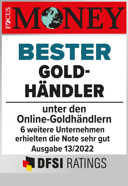 Auvesta - Bester Goldhändler unter den Online-Goldhändlern Ausgabe 13/2022