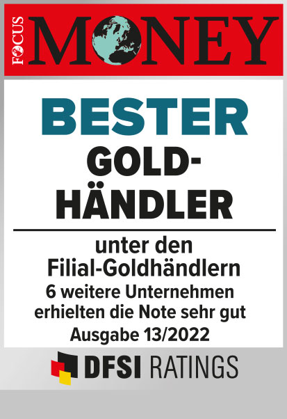 Auvesta - Bester Goldhändler unter den Filial-Goldhändlern Ausgabe 13/2022