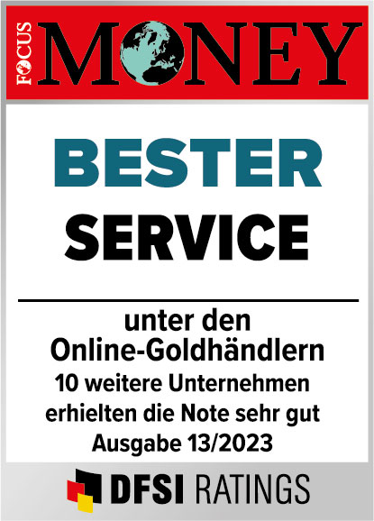 Auvesta - BESTER Service unter den Online-Goldhändlern Ausgabe 13/2023