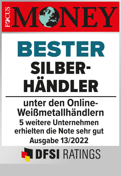Auvesta - BESTER Silberhändler unter den Online- Weißmetallhändlern Ausgabe 13/2022