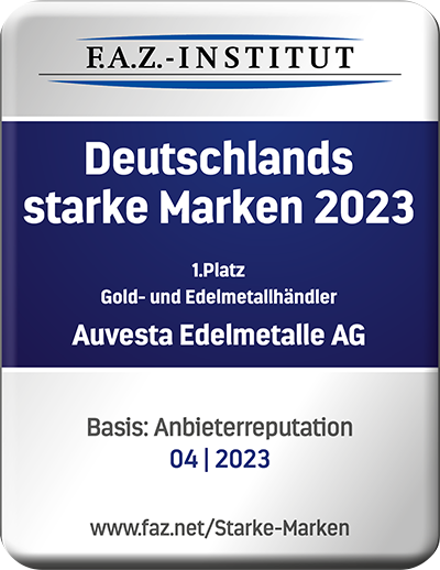 Auvesta Edelmetalle AG, a leading company in the field of precious metal trading and asset accumulation, has received another important award after 2022. 