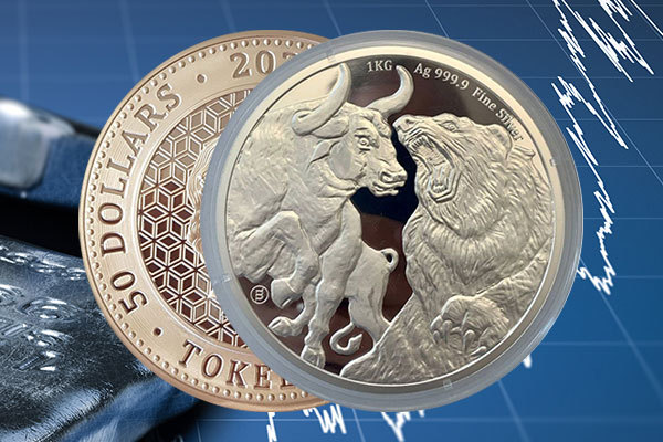 Bull and Bear 2022 Silbermünze 1 kg im Goldshop kaufen